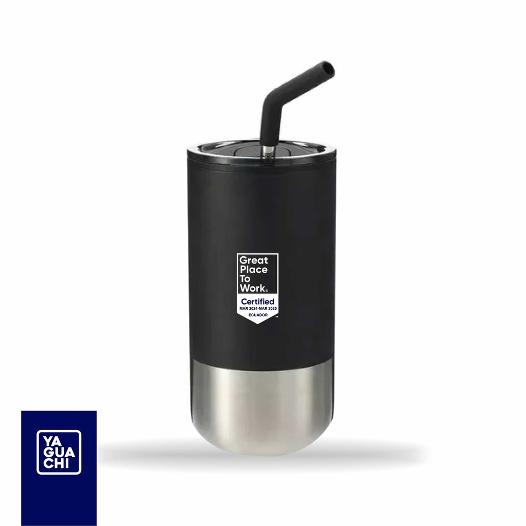 MUG METÁLICO DOBLE PARED 500ML