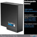 GOPRO BATERÍA RECARGABLE (HERO7 negro, HERO6 negro, HERO5 negro o HERO (2018) NEGRO) (ACCESORIO OFICIAL GOPRO)