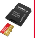 SANDISK TARJETA DE MEMORIA EXTREME MICROSDXC UHS-I DE 256 GB CON ADAPTADOR, HASTA 190 MB/S, C10, U3, V30, 4K, 5K, A2, TARJETA MICRO SD 
