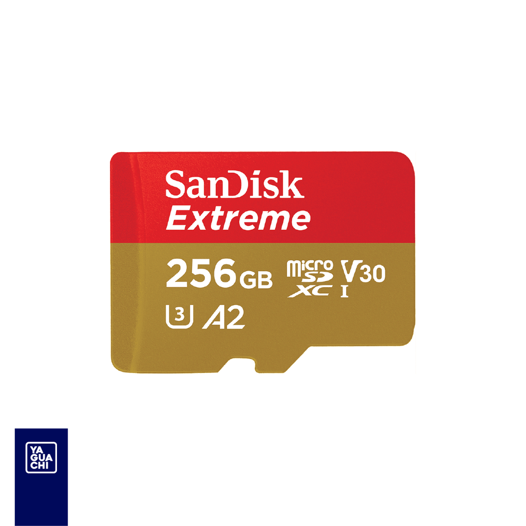 SANDISK TARJETA DE MEMORIA EXTREME MICROSDXC UHS-I DE 256 GB CON ADAPTADOR, HASTA 190 MB/S, C10, U3, V30, 4K, 5K, A2, TARJETA MICRO SD 