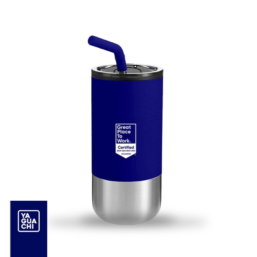MUG METÁLICO DOBLE PARED 500ML