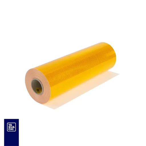 [3931] ROLLO DE REFLECTIVO ALTA INTENSIDAD PRISMÁTICO 3931 MARCA 3M AMARILLO 1.22mtsx45.7mts 
