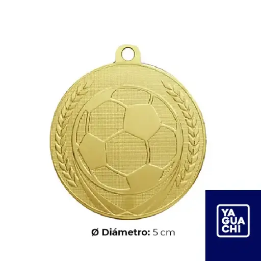 MEDALLA METÁLICA FUTBOL